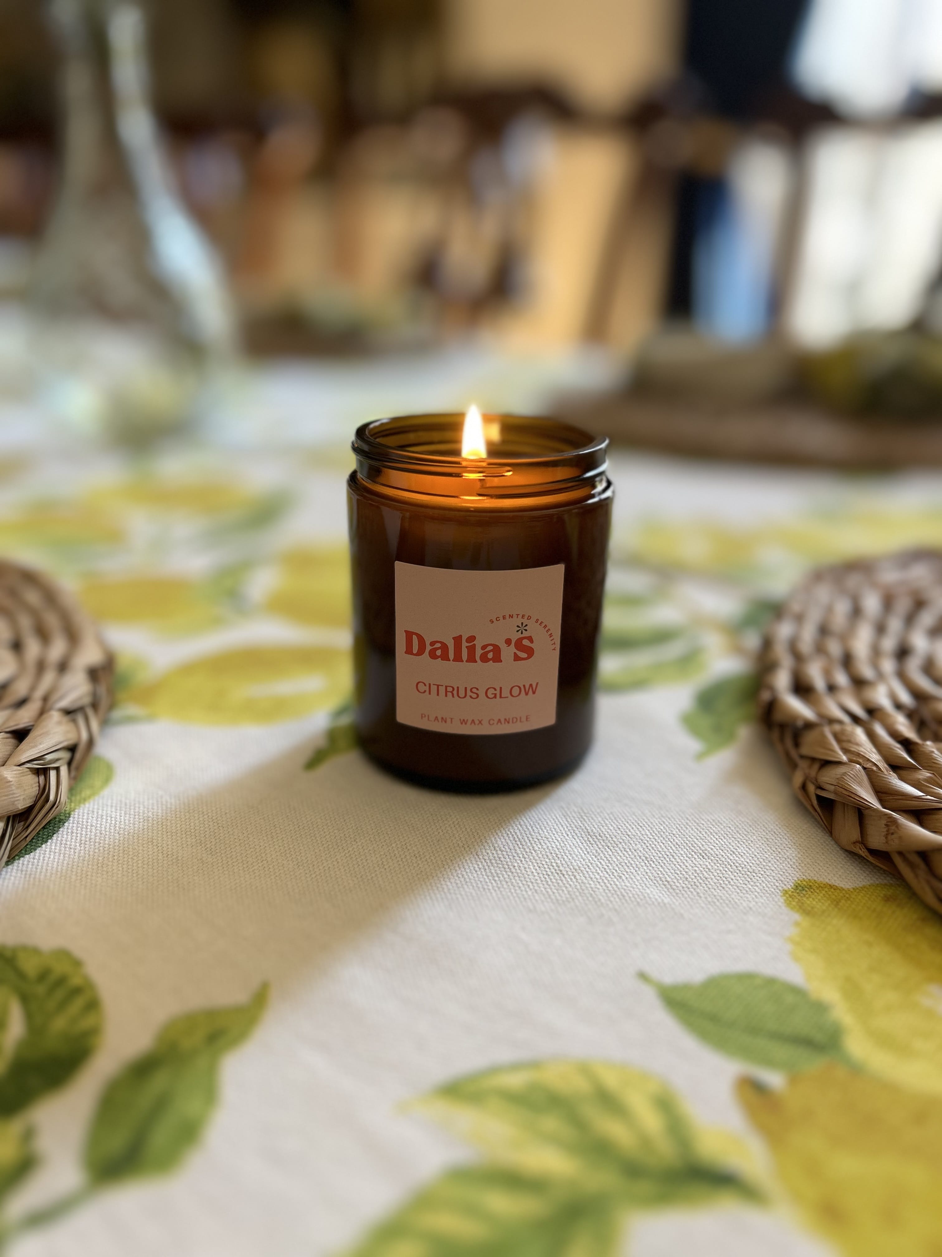 Citrus Glow - Lemongrass Candle