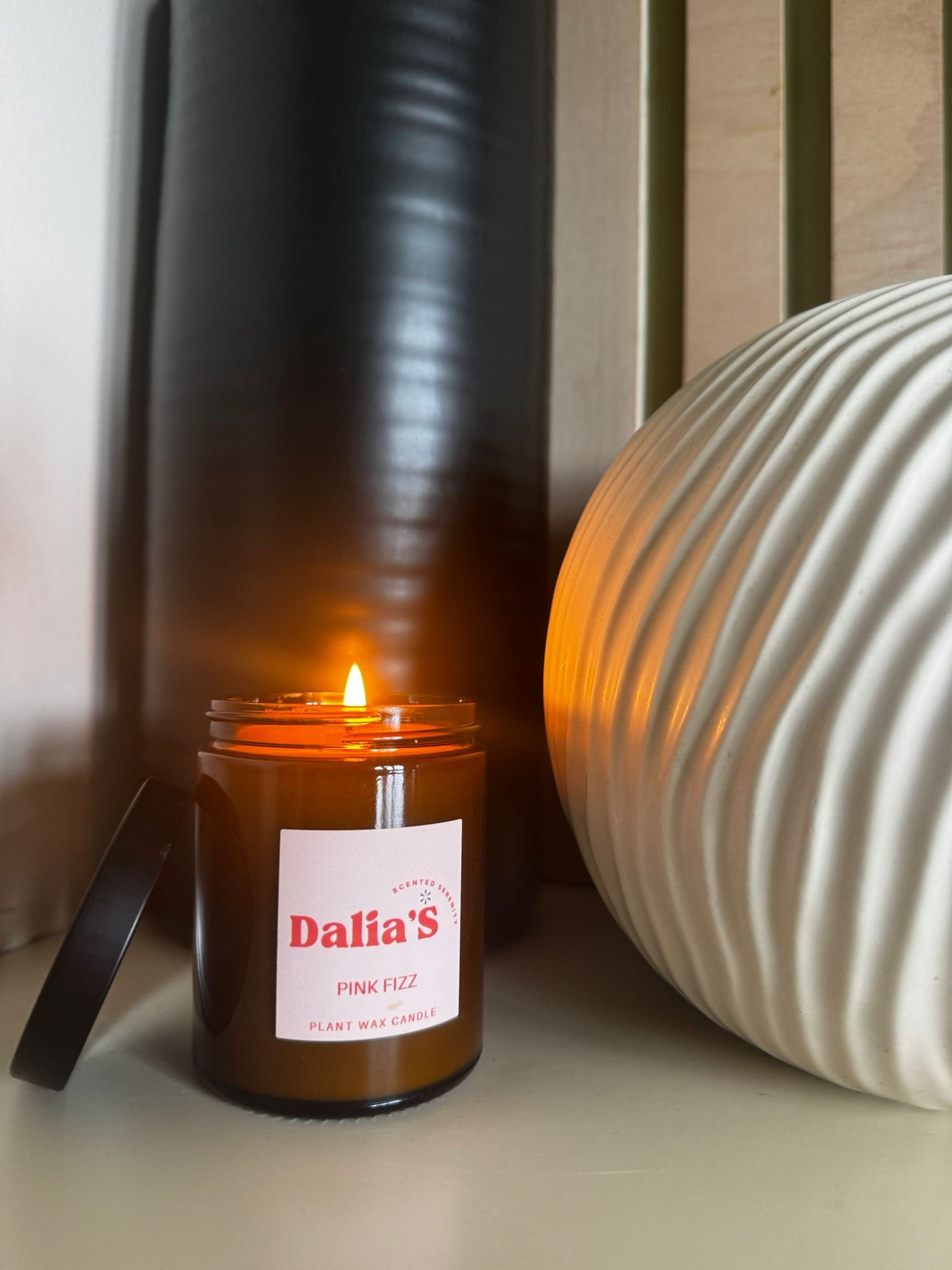 Pink Fizz Candle - Mood Boosting