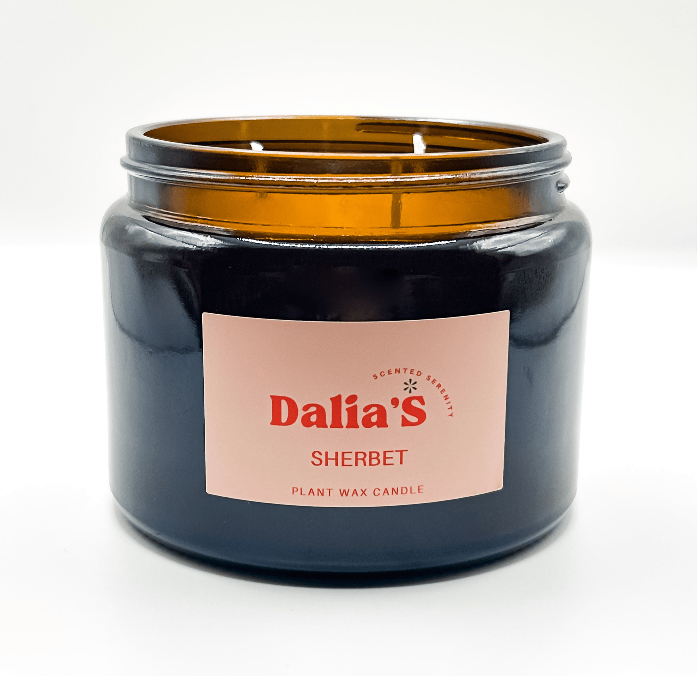 Sherbet -Lime and Raspberry 3 wick Candle