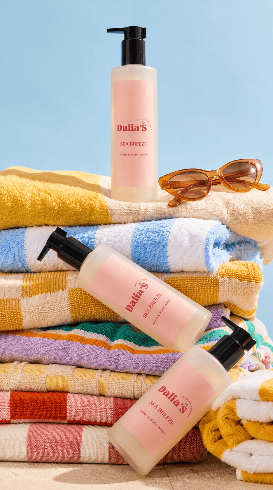 Sea Breeze Body Wash – Recyclable Soft Touch Bottle