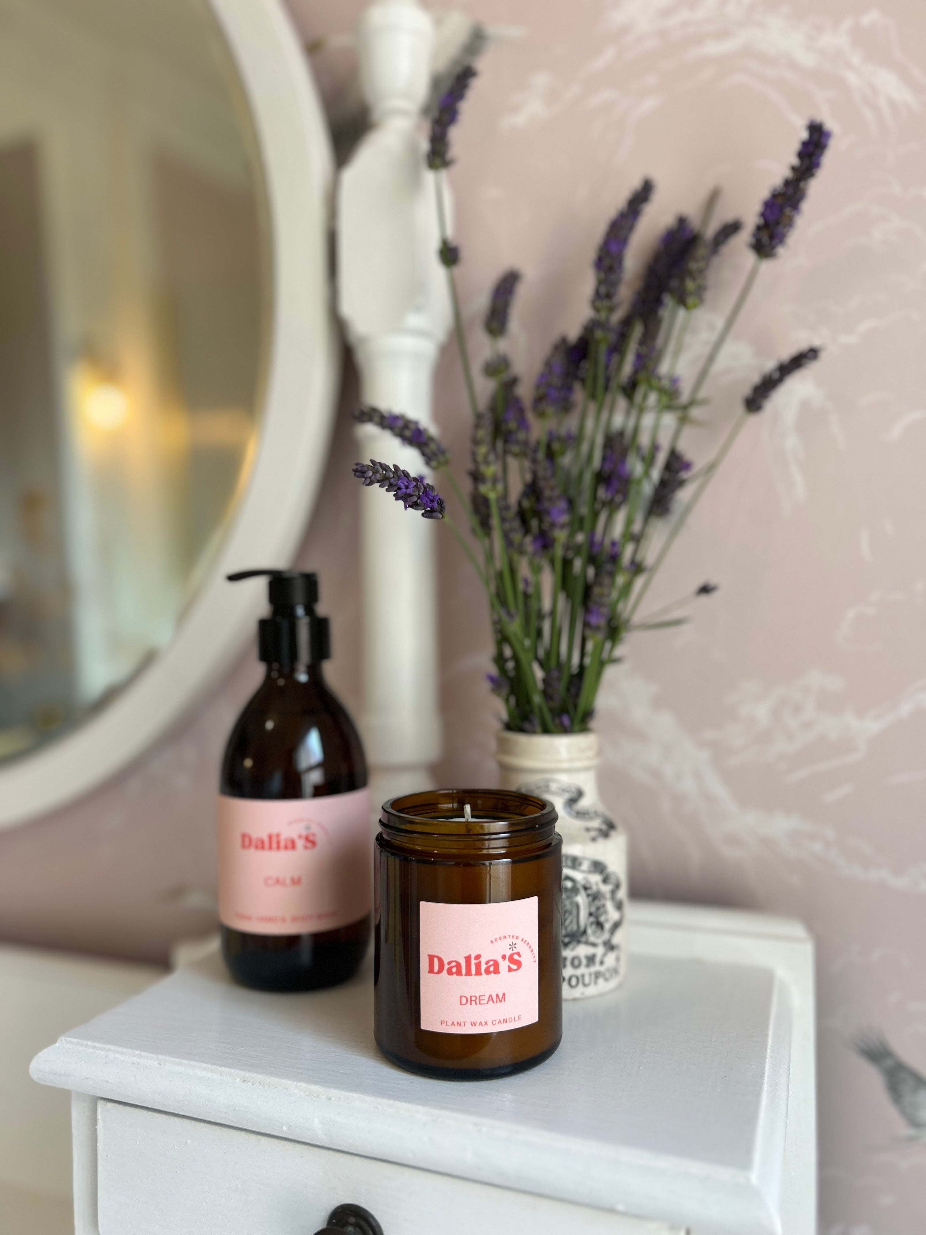 Dream Candle - Natural Lavender Essential Oils