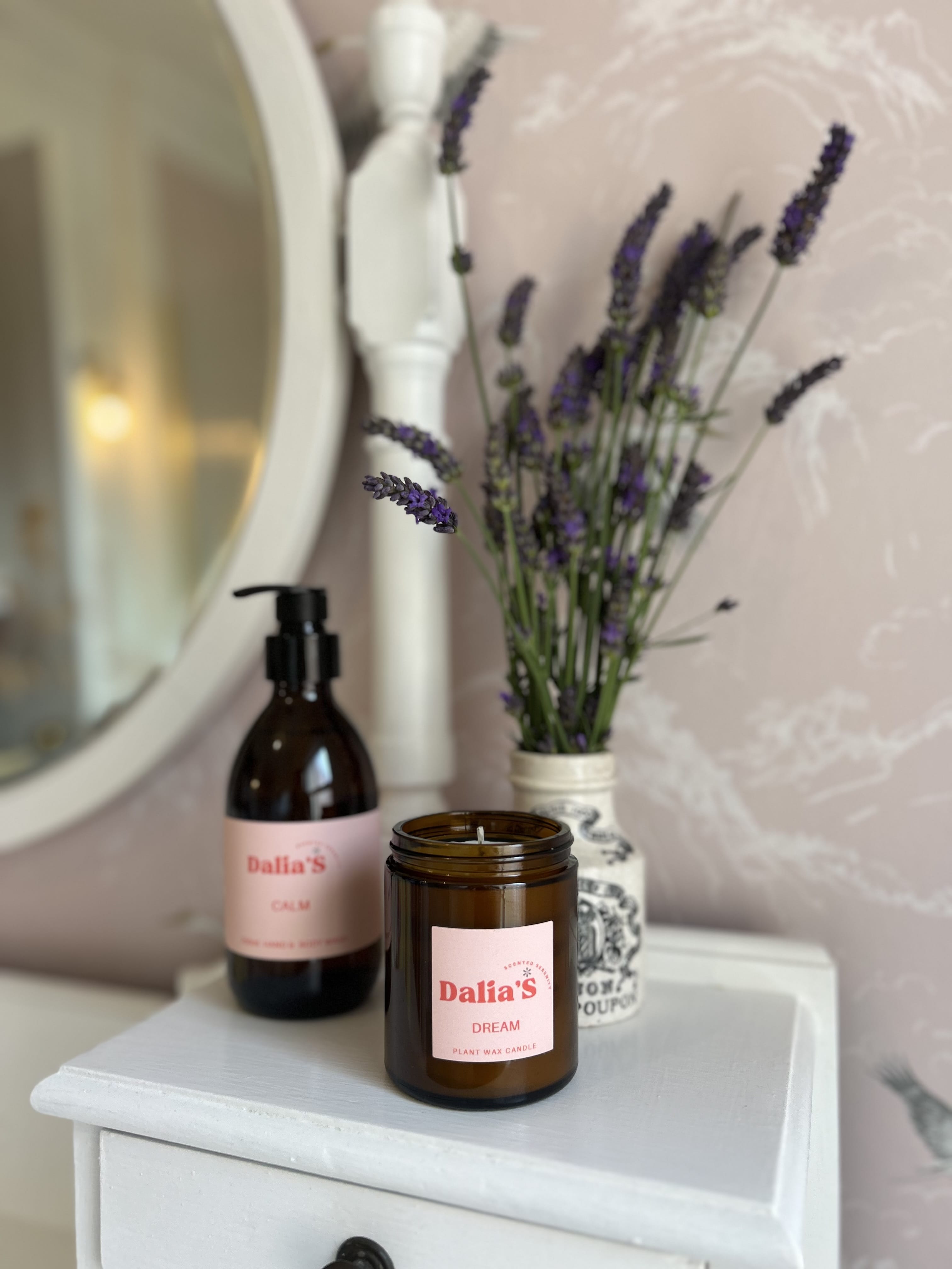 Dream Candle - Natural Lavender Essential Oils