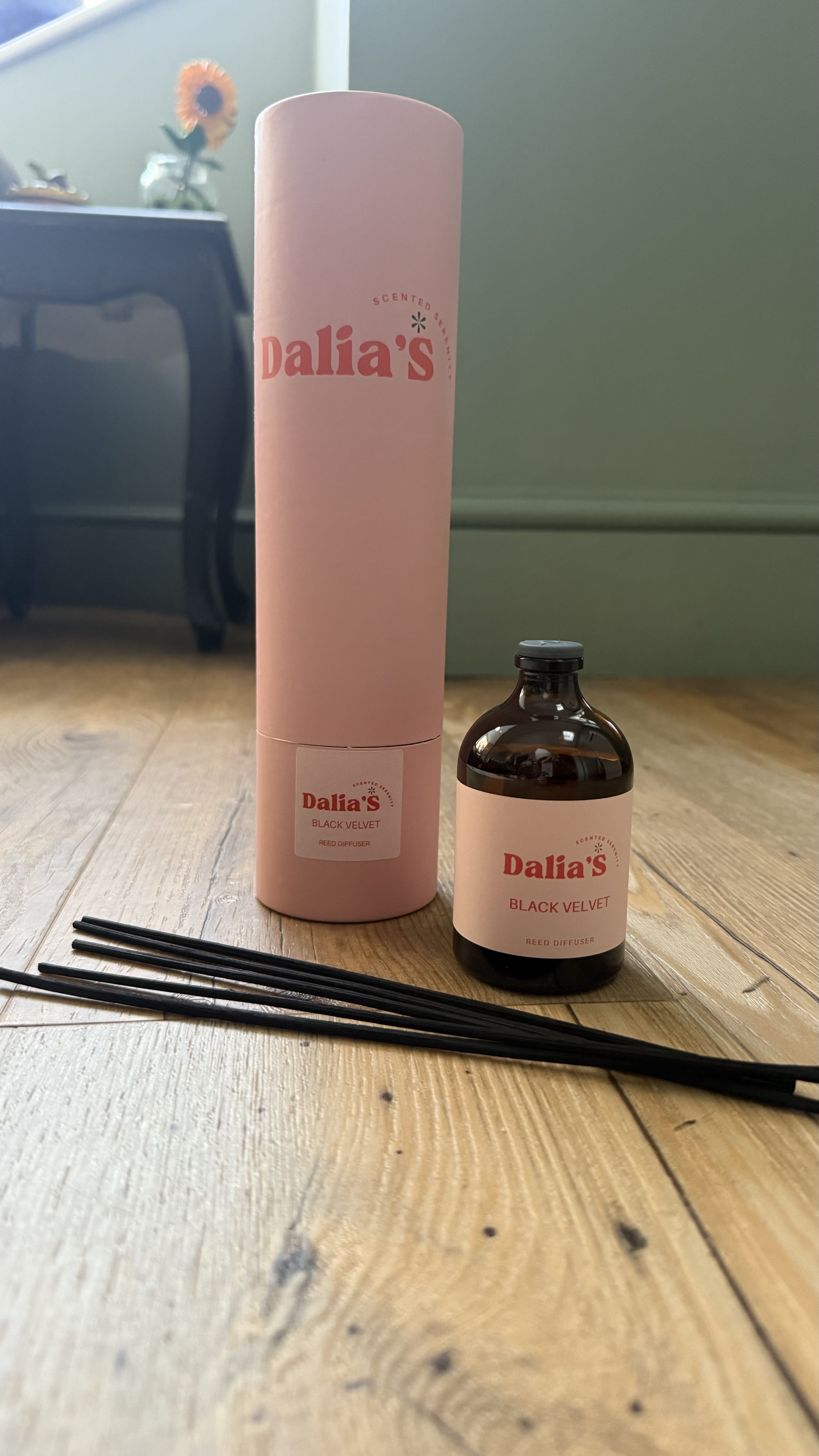 Black Velvet - 100ml Glass Bottle Reed Diffuser