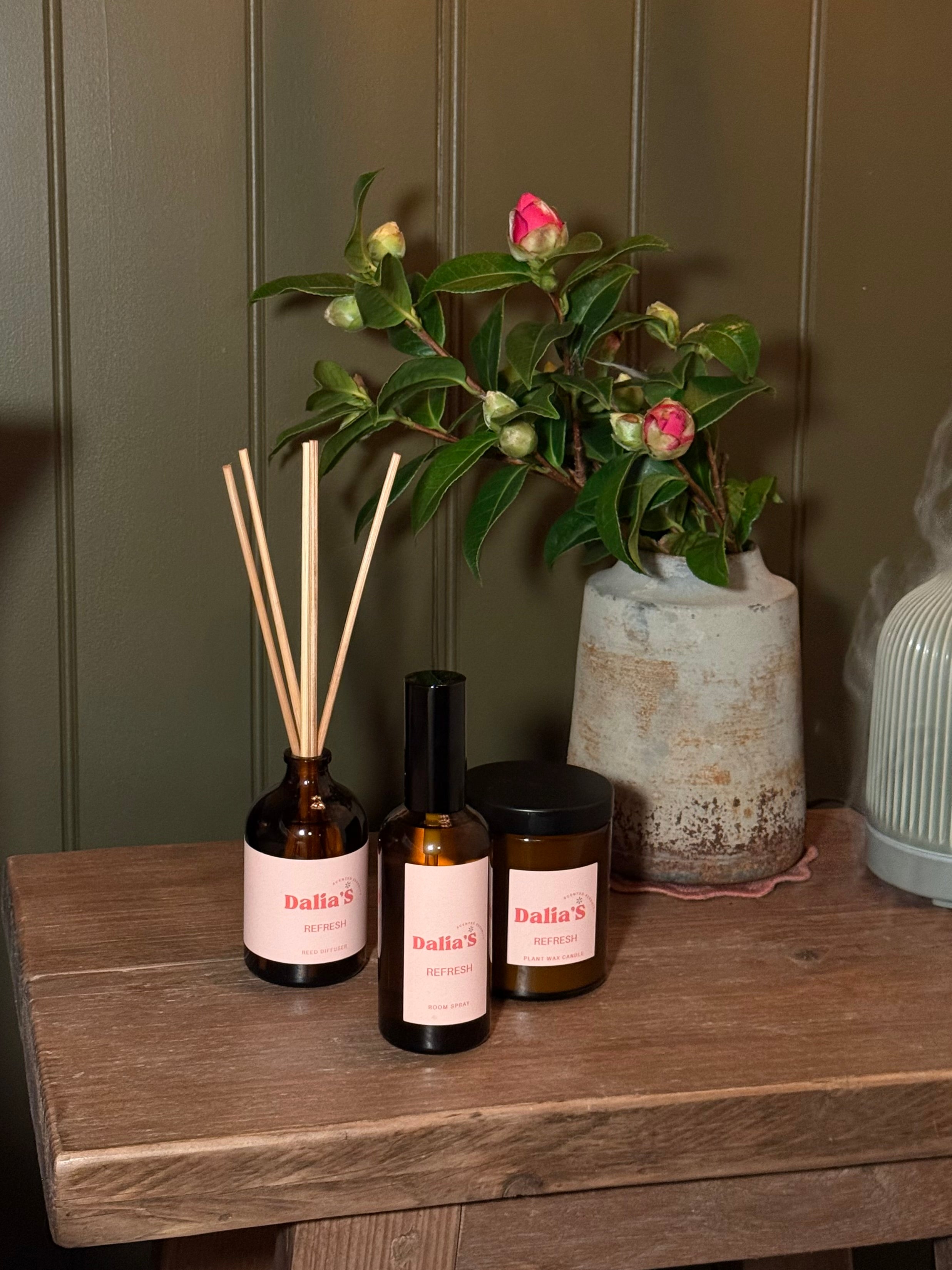 Refresh - 100ml Glass Bottle Reed Diffuser