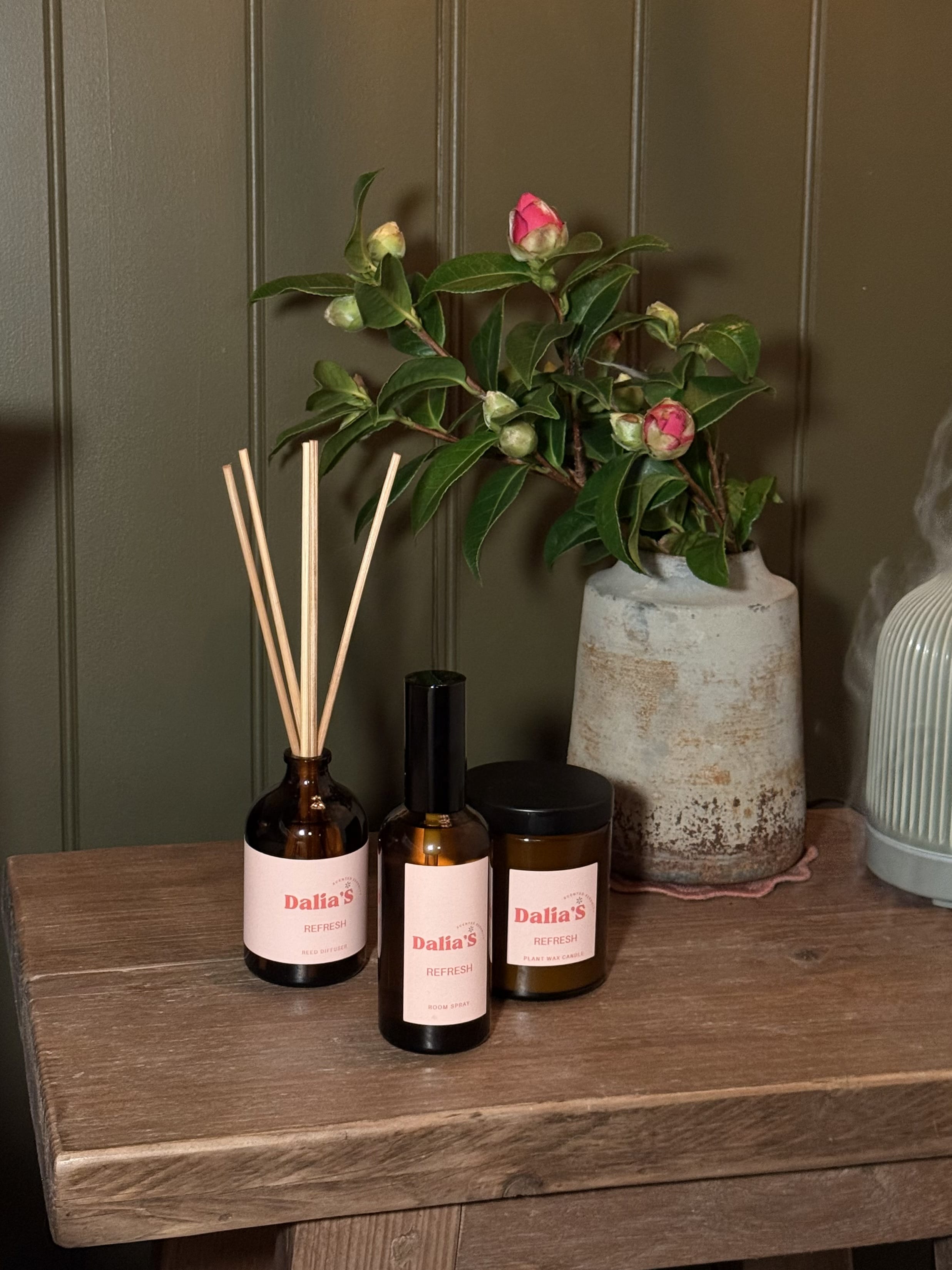 Refresh - 100ml Glass Bottle Reed Diffuser
