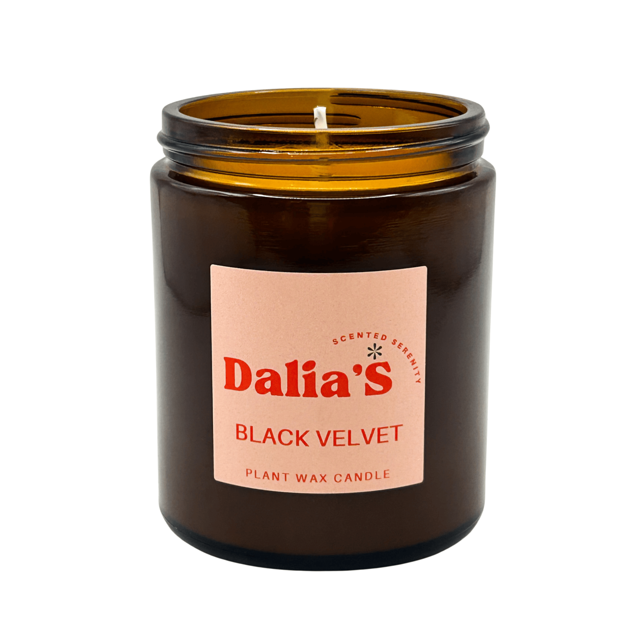 Black Velvet Candle - Warm Vanilla & Pink pepper