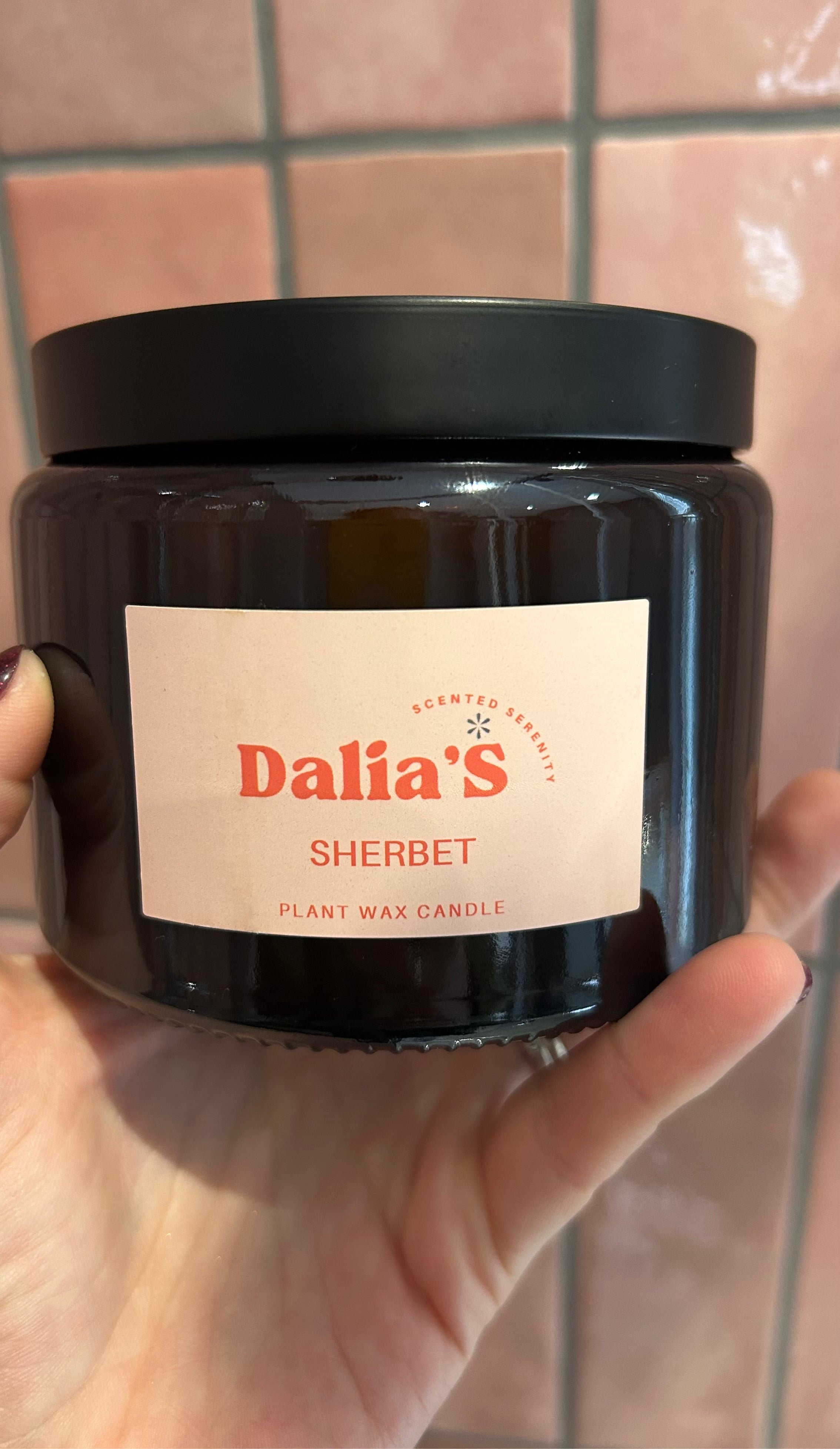 Sherbet - 500ml Glass Jar 3 Wick Candle