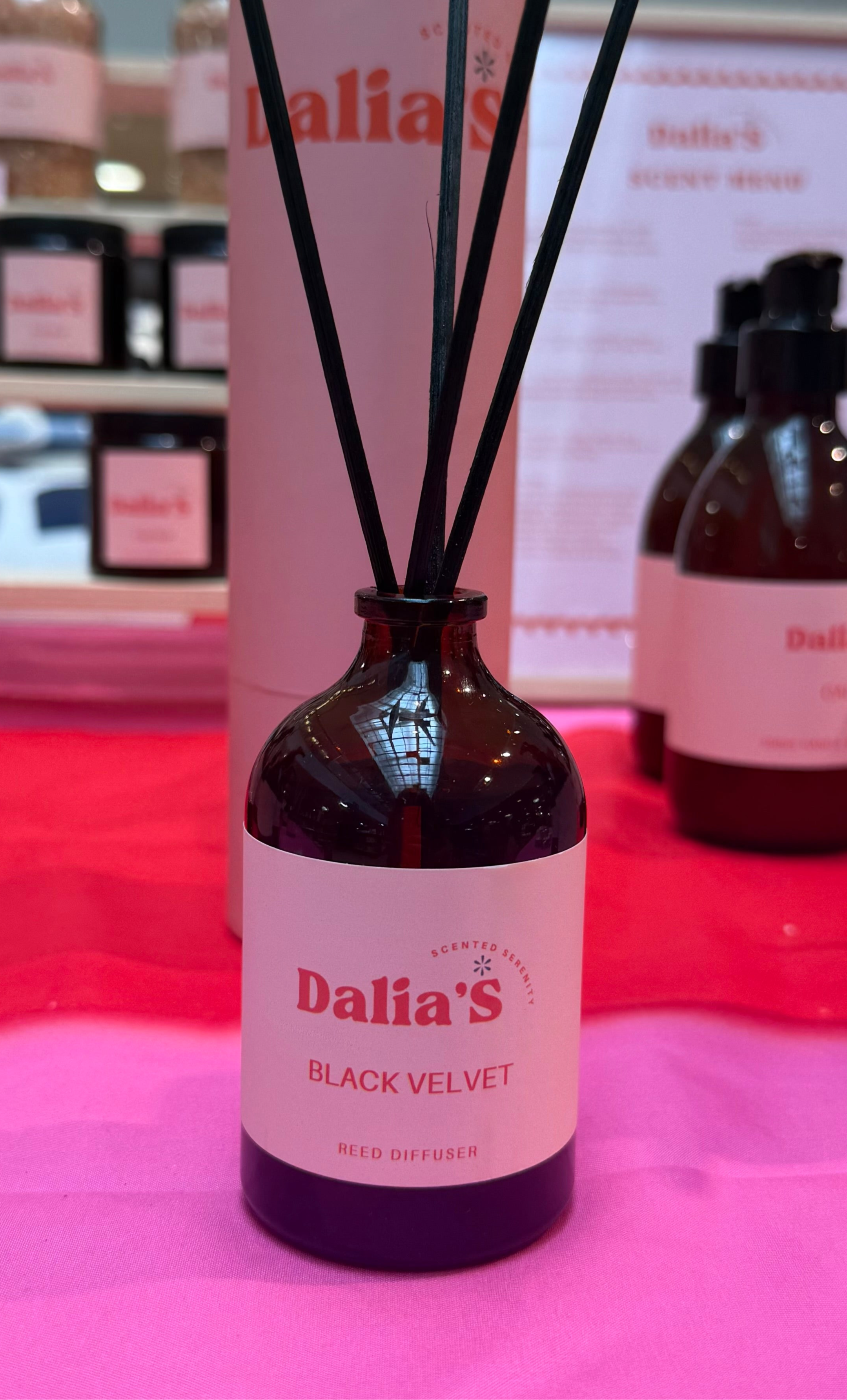 Black Velvet - 100ml Glass Bottle Reed Diffuser