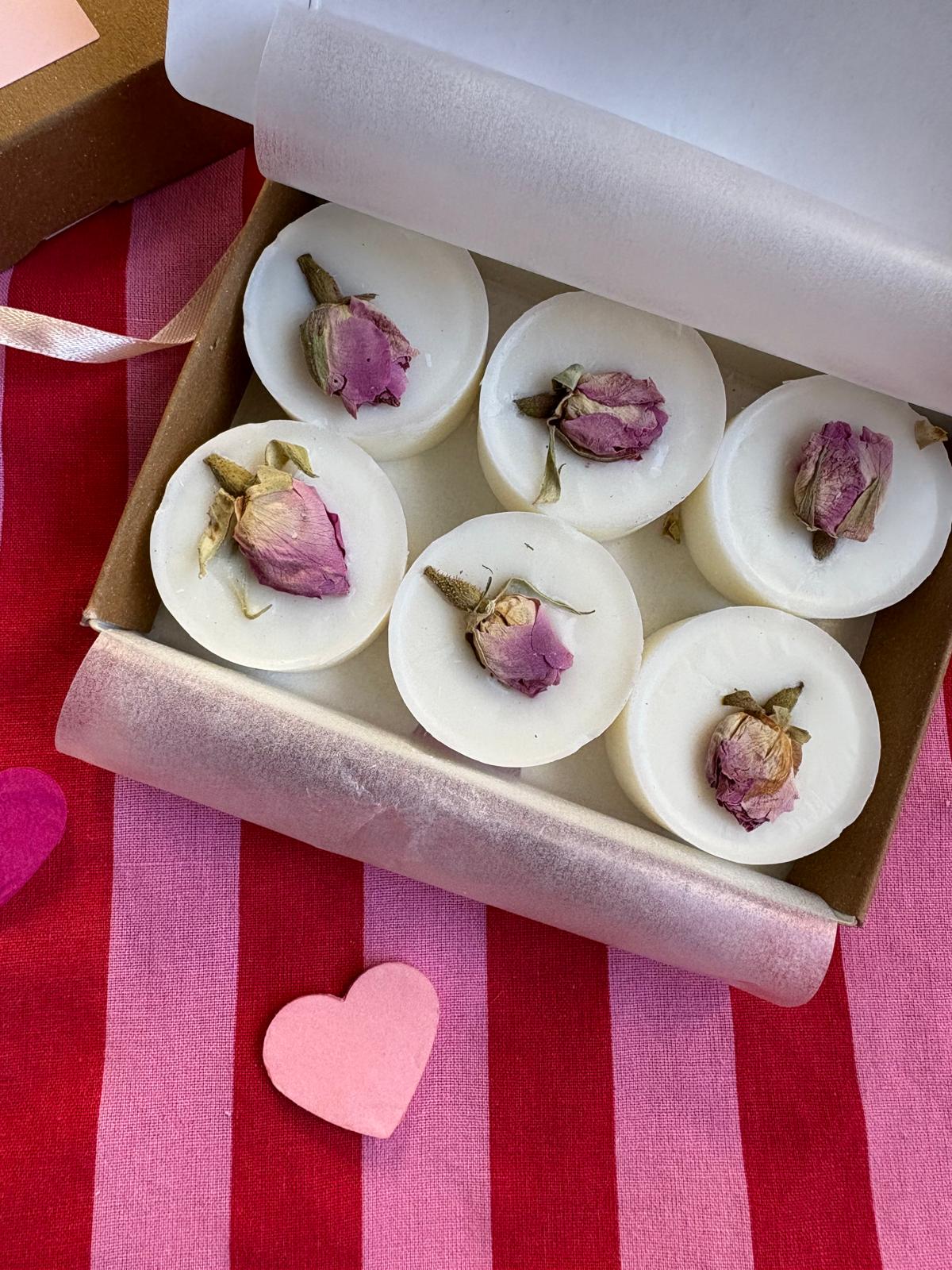 Botanical Rose Wax Melt Pucks🌹