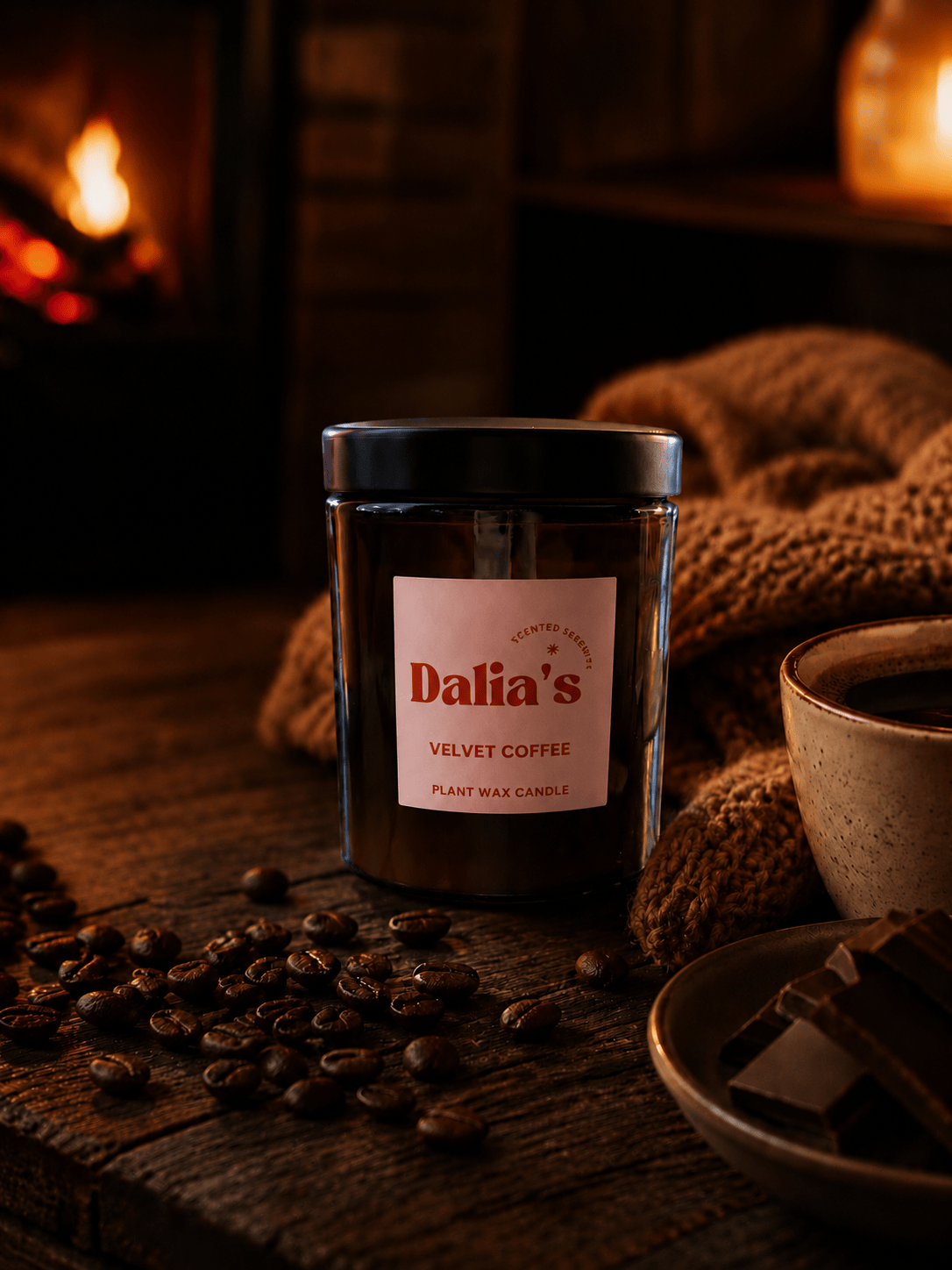 Velvet Coffee Candle | Coffee Scent | Dalia's
