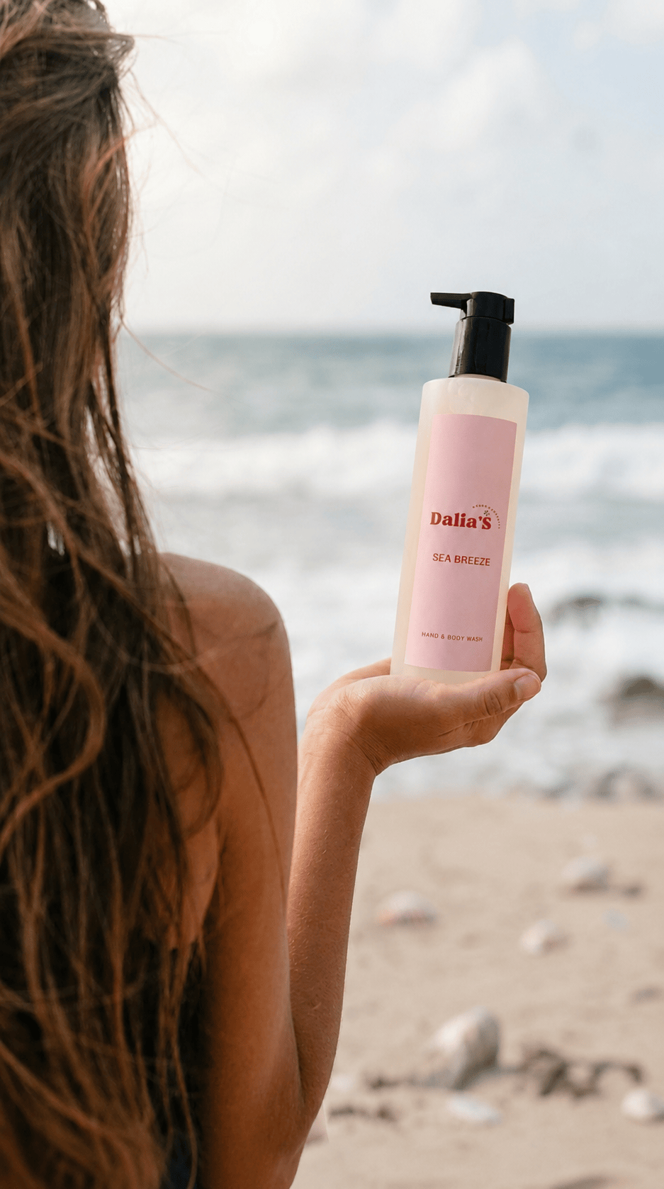 Sea Breeze Body Wash – Recyclable Soft Touch Bottle
