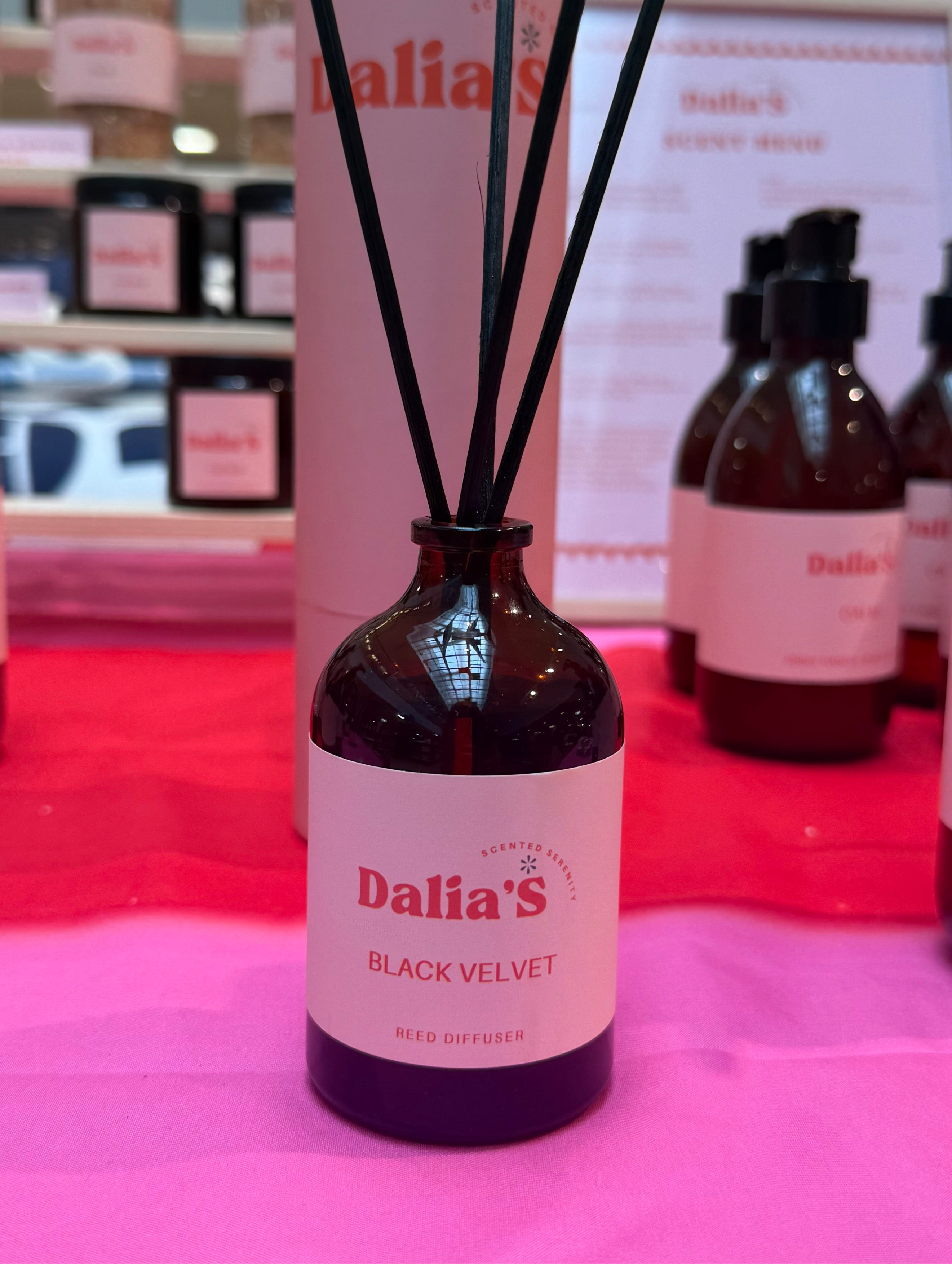 Black Velvet - 100ml Glass Bottle Reed Diffuser