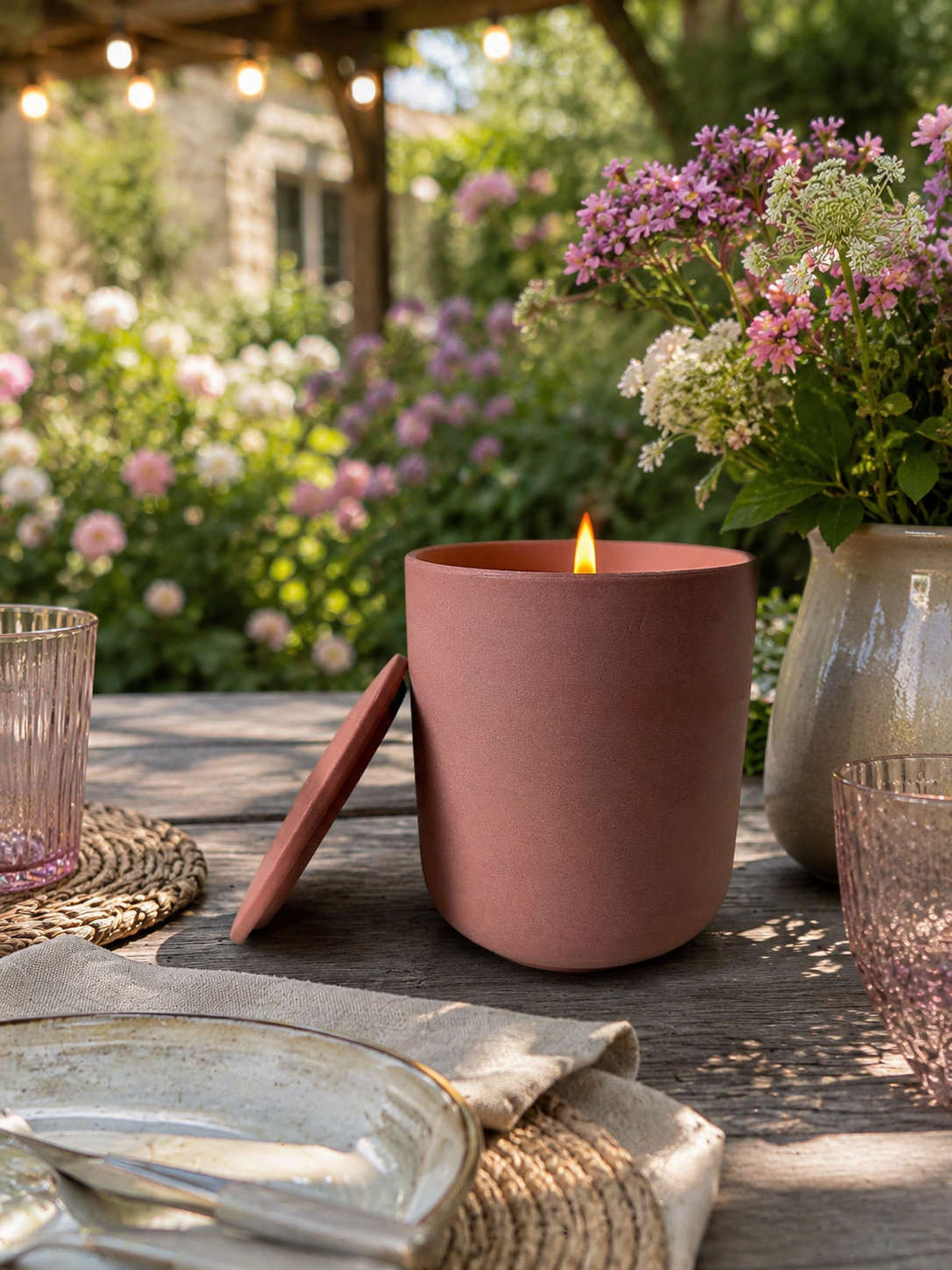 LIMITED EDITION Summer Ceramic's - Black Velvet Candle