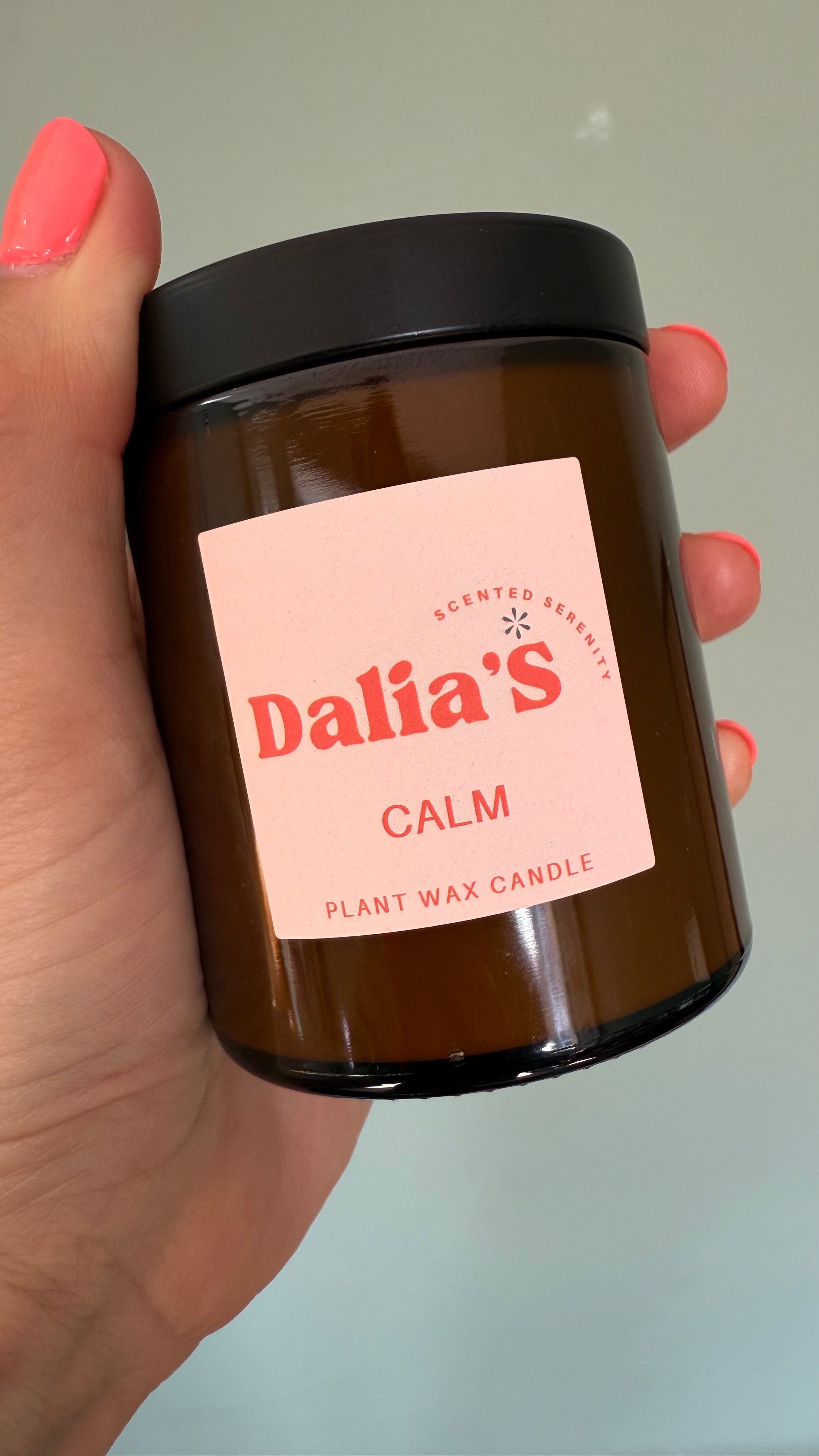 Calm - 180ml Glass Jar Candle
