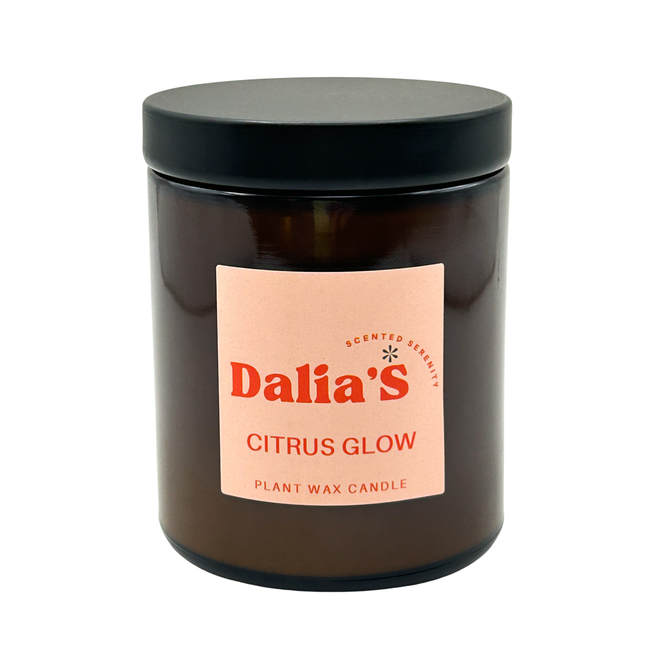 Citrus Glow - 180ml Glass Jar Candle